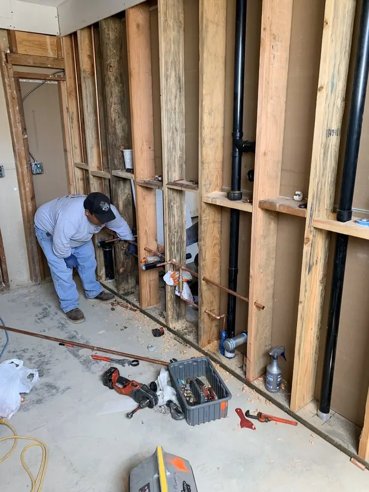 Commercial rough-in plumbing for Water Heater Replacement in Wellfleet